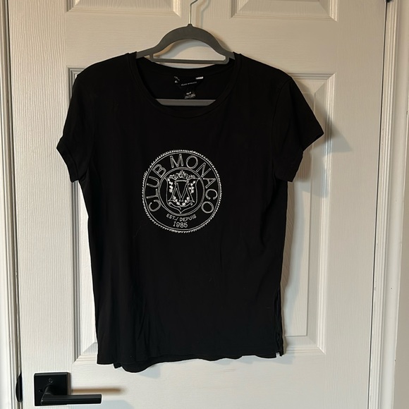 Club Monaco Heritage Crest Women’s Tee - Picture 1 of 5